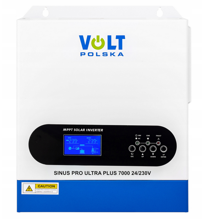 Invertor Off-Grid, Solar Sinus Pro Ultra Plus 7000 24/230v (3500/7000w) wi-fi + 100a mppt (60-500v), Volt Polska - imagine 10